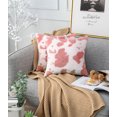 thumbnail image 5 of Funda de almohada de felpa con estampado de vaca y estampado de animales, cojín de sofá de felpa corto, funda de almohada para cojín de coche, 5 of 5