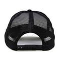 thumbnail image 3 of Dalix Yin and Yang Embroidered Mesh Trucker Hat in Black White, 3 of 3