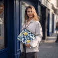 thumbnail image 6 of FORMRS 15-15.6 inch Laptop Sleeve Case Soft Carrying Quilted Computer Bag Cover, Retro Plaid Lemon, 6 of 7