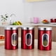 thumbnail image 4 of Bearachild Recipiente de cocina de acero inoxidable, recipientes de almacenamiento de azúcar, comida, té, café, dulces, con botellas de Teteras, 4 of 5