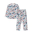 thumbnail image 1 of Balery Fourth Of July Party Pijama para Hombre de Dos Piezas con Manga Larga, Conjunto de Dormir y Descanso Suave con Bolsillos-Medium, 1 of 7