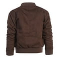 thumbnail image 4 of Gioberti Men's Padded Faux Suede Bomber Jacket with Warm Inner Padding, 4 of 5