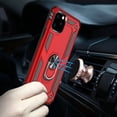 thumbnail image 4 of Case for Apple iPhone 13 (6.1") Hybrid Durable 360 Degree Rotatable Ring Stand Holder Kickstand Fit Magnetic Car Mount Phone Cover for iPhone 13 by Xpm - Red, 4 of 8