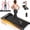 Black Orange, variant on Walking Pad with Vibration Pad, Under Desk Treadmill, 2.5HP 3.8MPH Fitness Jogging Machine, 12% Incline, with Remote Patbrela LED Display for Home