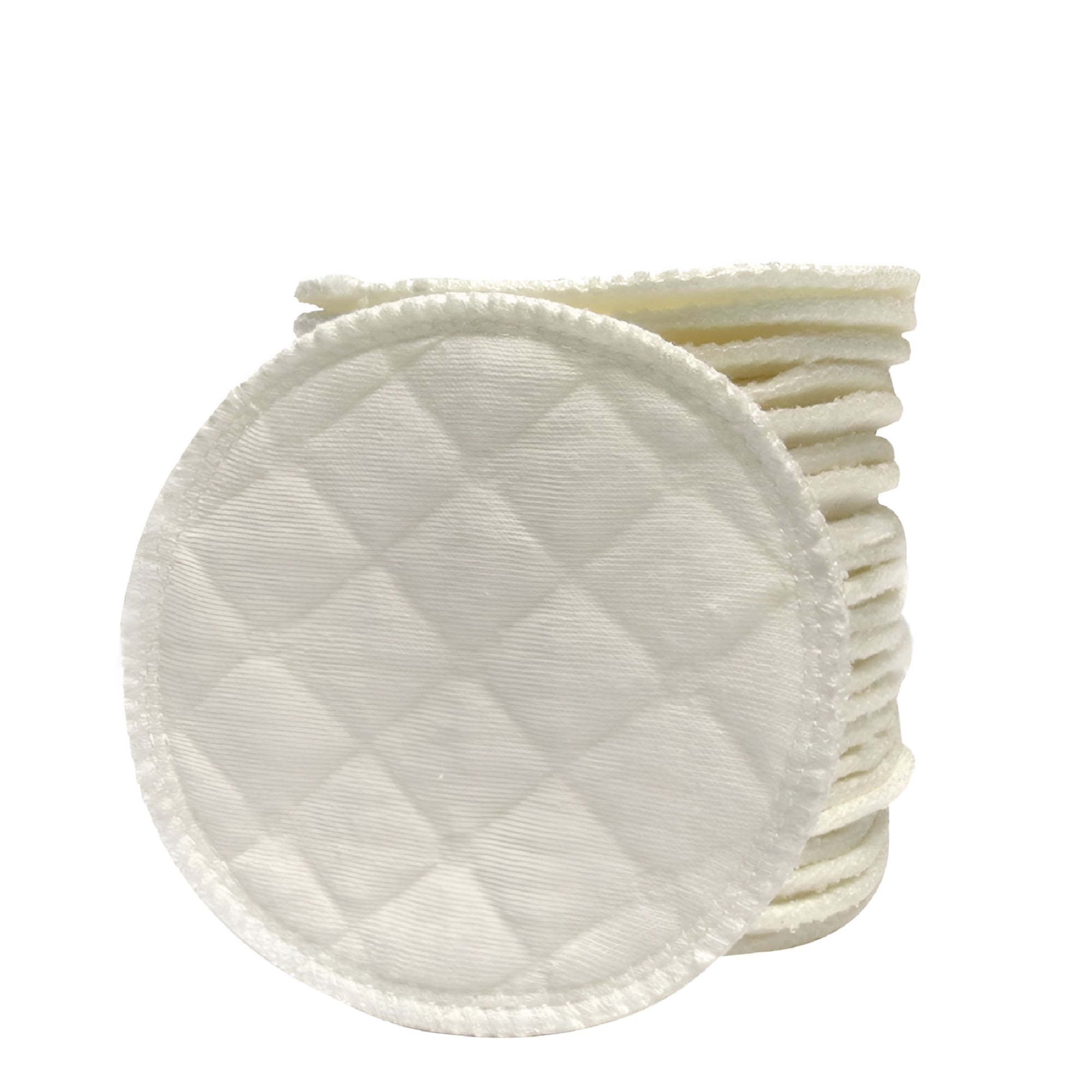 TELOLY 12pcs Reusable and Washable Leakproof Nursing Pads Ultra Absorbent Cotton Antibacterial Breast Feeding Pads Bra Inserts