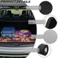 thumbnail image 6 of COEQINE Cargo Mat for SUV, All Weather Washable Car Boot Protection Stylish Dog Seat Cover Auto Interior Accessories for Halloween Decor, 29" x 39", Red Panda Witch Bat Purple, 6 of 7