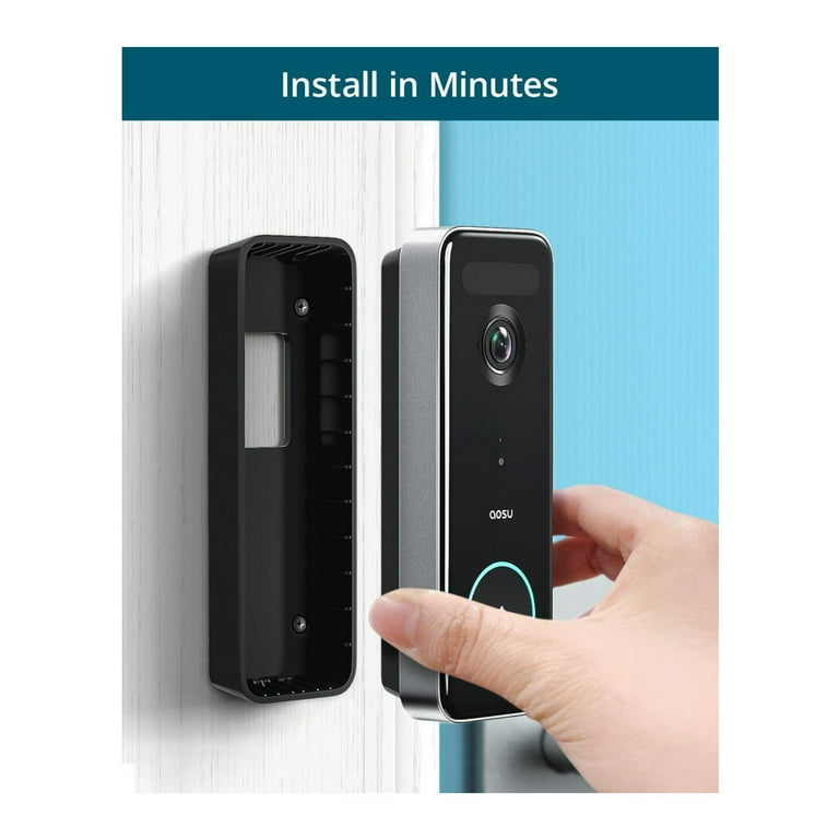 AOSU Waterproof Video Doorbell Ultra with 5MP Ultra HD Camera and