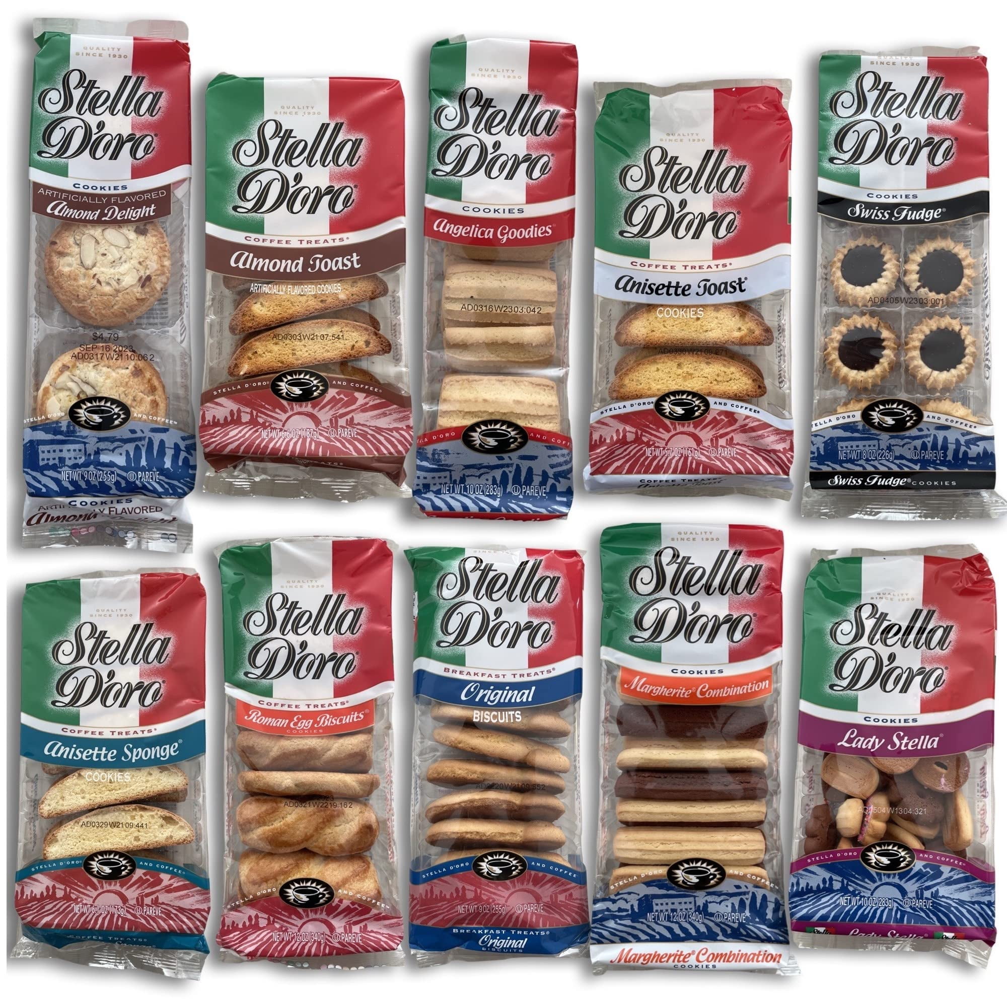 Stella 10 Flavor Ultimate Cookie Variety Pack | Pack of 10