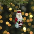 thumbnail image 4 of Set of 3 Holiday Figurines Glass Christmas Ornaments 3", 4 of 7