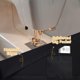 thumbnail image 4 of Mantel BRILLMAX de spandex negro de 6 pies para mesa rectangular, 4 of 7