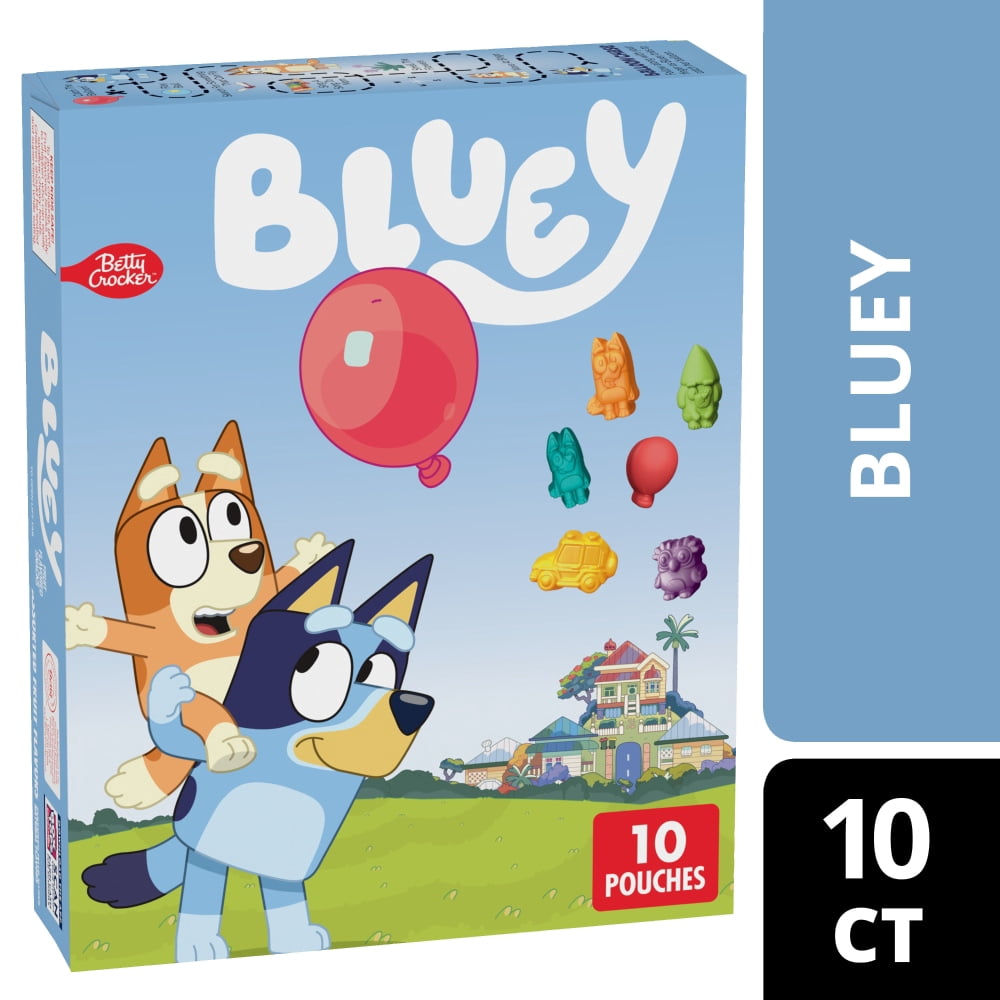 Bluey Gluten Free Fruit Flavored Snacks 10 ct / 0.8 oz - 5 Pack