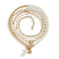 thumbnail image 1 of Exquisito collar Vintage de perlas barrocas en capas con hebilla OT, cadena de bolas con cuentas apiladas, cadena de perlas con clip, 1 of 5
