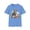 Carolina Blue, variant on Colorful Parrot Floral Graphic Tee Unisex Cotton Short Sleeves Tee Shirt with Bird 5