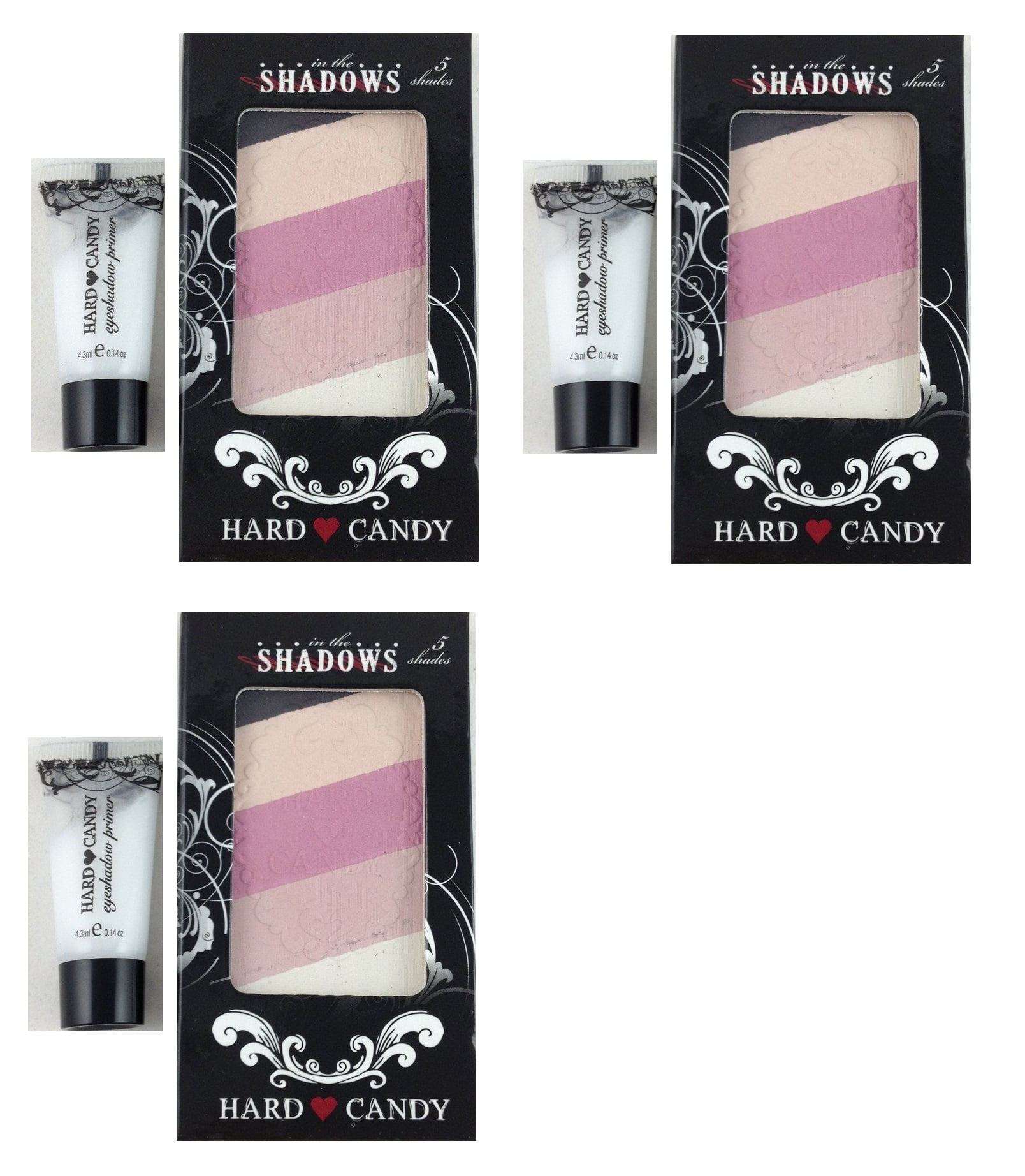 Hard Candy in the Shadows Eye Shadow Collection Rebel 023 (Pack of 3
