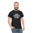 thumbnail image 5 of Easily Distracted By Cats Shirt - Funny Cat Lady Gift - Fur Baby - ID: 160, 5 of 12