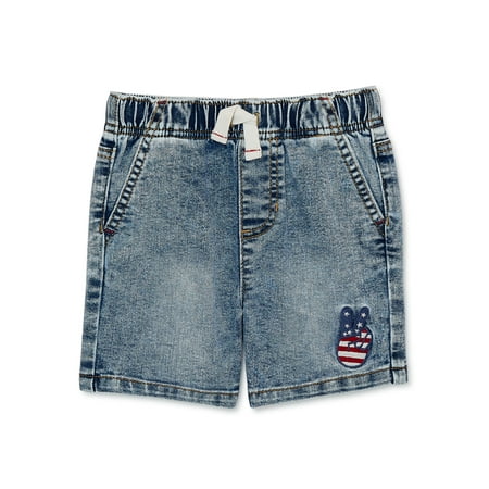 Way to Celebrate Americana Toddler Boy Denim Shorts, Sizes 2T-5T