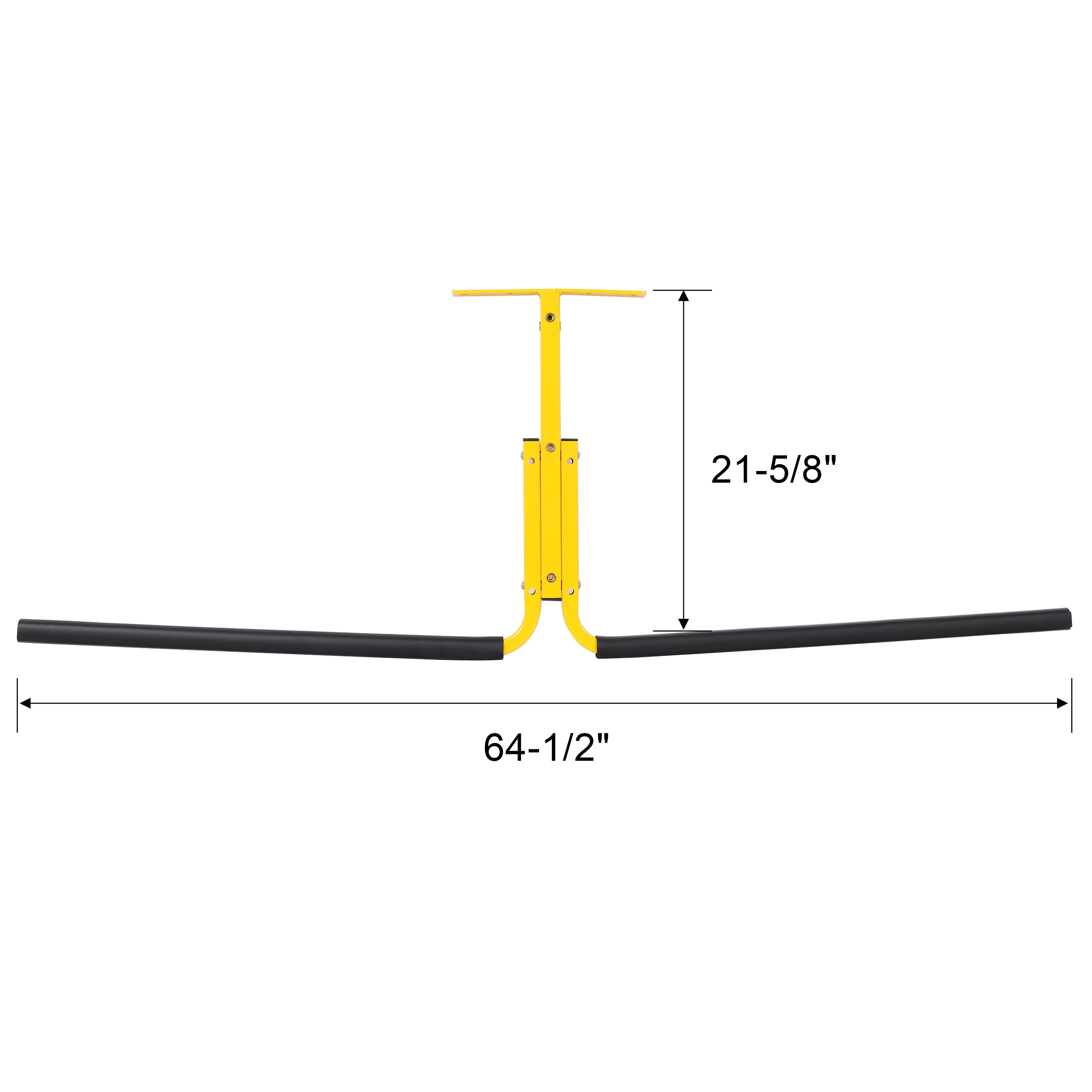 2 Pack Kayak Ceiling Storage Rack, Overhead Garage Hanger, Adjustable Heavy Duty Ceiling Mount Storage Rack, Holds 2 Kayaks, Canoe, Surfboard and SUP