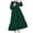 Green, variant on LYXSSBYX Womens Long Sleeve Dresses Clearance Women's Fashion Round Neck Loose Long Sleeve Solid Ankle-Dress Long Dress