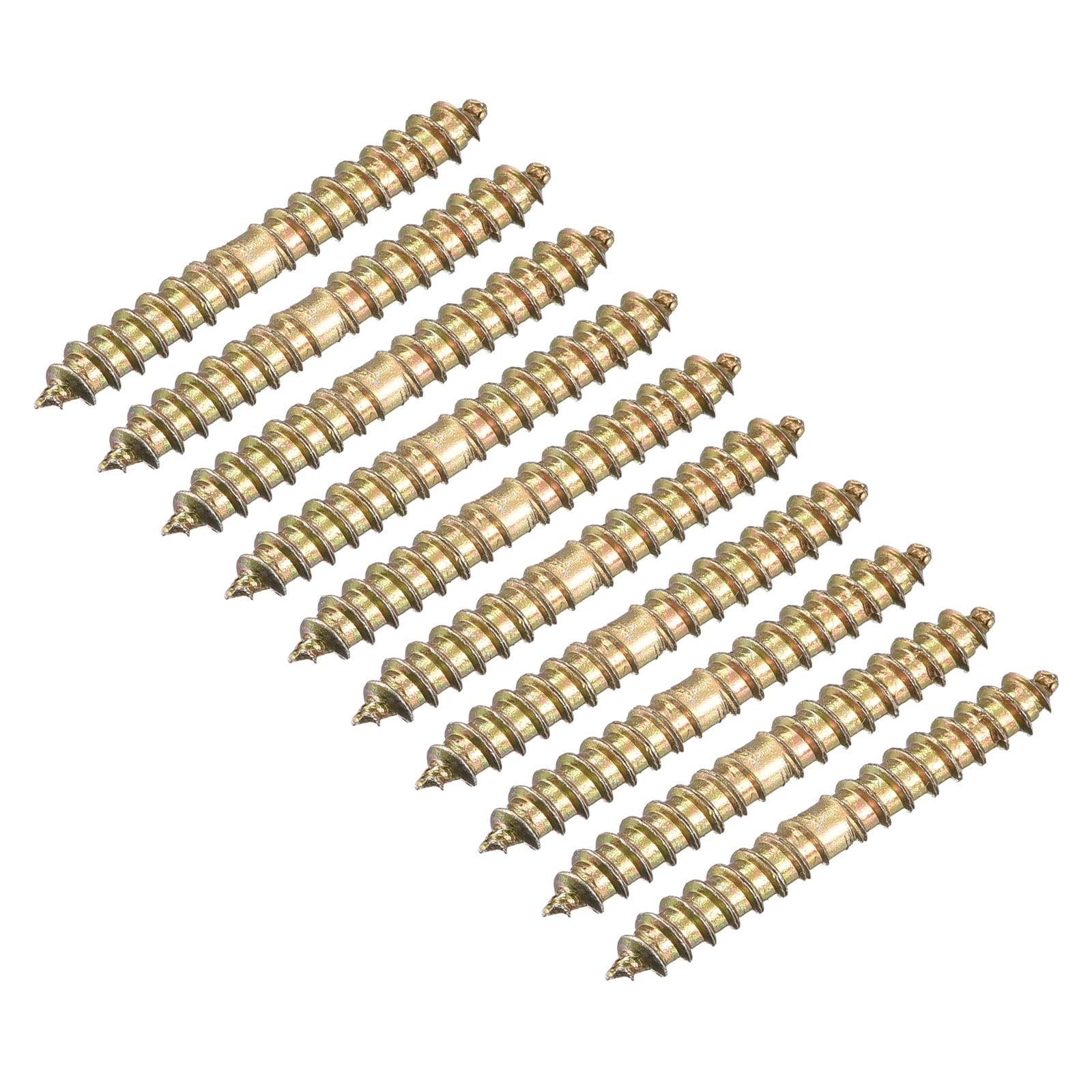 4x30mm Hanger Bolts, 80 Pack Double Ended Thread Wood to Wood Dowel