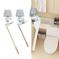 thumbnail image 2 of Misright Space Saving Side Mount Flush Button Easy installs Not Rust Mechanism, 2 of 9
