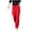 Red, variant on LLYwey Women's Fleece Lined Pants Deals Clearance Ladies Solid Color Sports Straight Leg Casual Pants New Winter Pants Black L