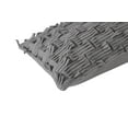 thumbnail image 5 of Better Trends Agnes 100% Cotton 12" x 36" Body Pillow - Gray, 5 of 7