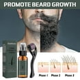 thumbnail image 3 of Natural Men's Beard Growth Roller Kit Men's Beard Growth Oil Nourishing Enhancer, 3 of 5