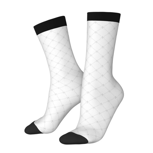 Fotbe Travel Around The World Airplane Calcetas Largas con Estampado para Hombre y Mujer – Calcetas de Compresión Transpirables y Elásticas, Viajar y Uso Diario Talla 5-11
