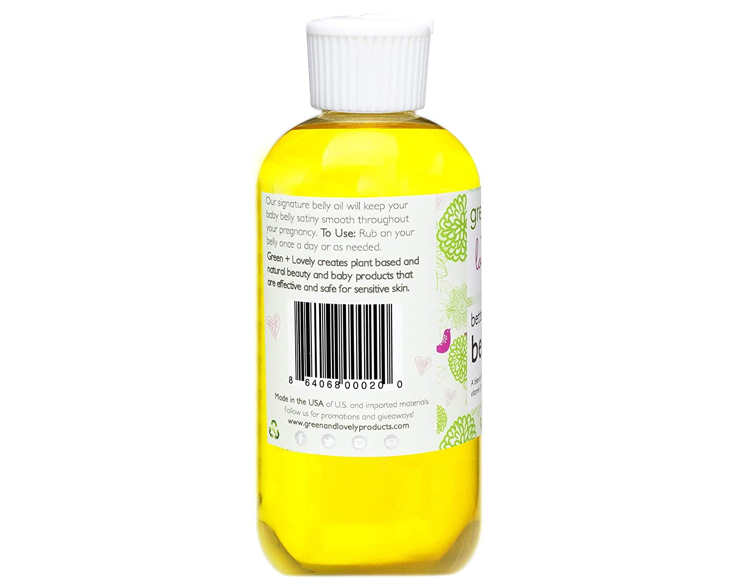 Better than Butter Belly Oil(Tangerine) | Pregnancy Stretch Mark Prevention | 9 fl oz. Lasts for up to 6 Months | Natural Oil and Vitamin E Enriched for Amazing Skin Pre/Post Pregnancy