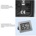 thumbnail image 2 of ABCISI 2Pcs Mini Hygrometer Thermometer, Embedded LCD Electronic Thermometer Hygrometer, Digital Indoor Humidity Gauge Monitor for Cigar Box Guitar Case Wine Cabinet Greenhouse Cellar, 2 of 9