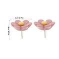 thumbnail image 2 of TABLZONE 50Pcs Assorted Color Flower Push Pins for Memo Boards and Cubicle Accessories, 2 of 7