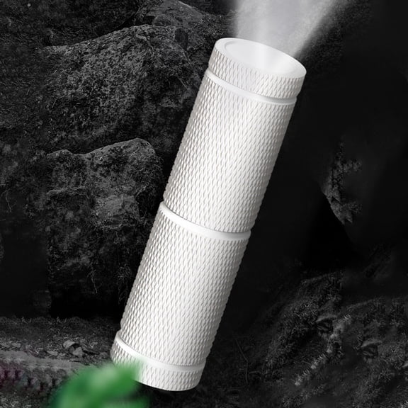 UPOUART Dog Walking Flashlight Portable White LED Torch for Night Outdoor Use with Leash Attachment