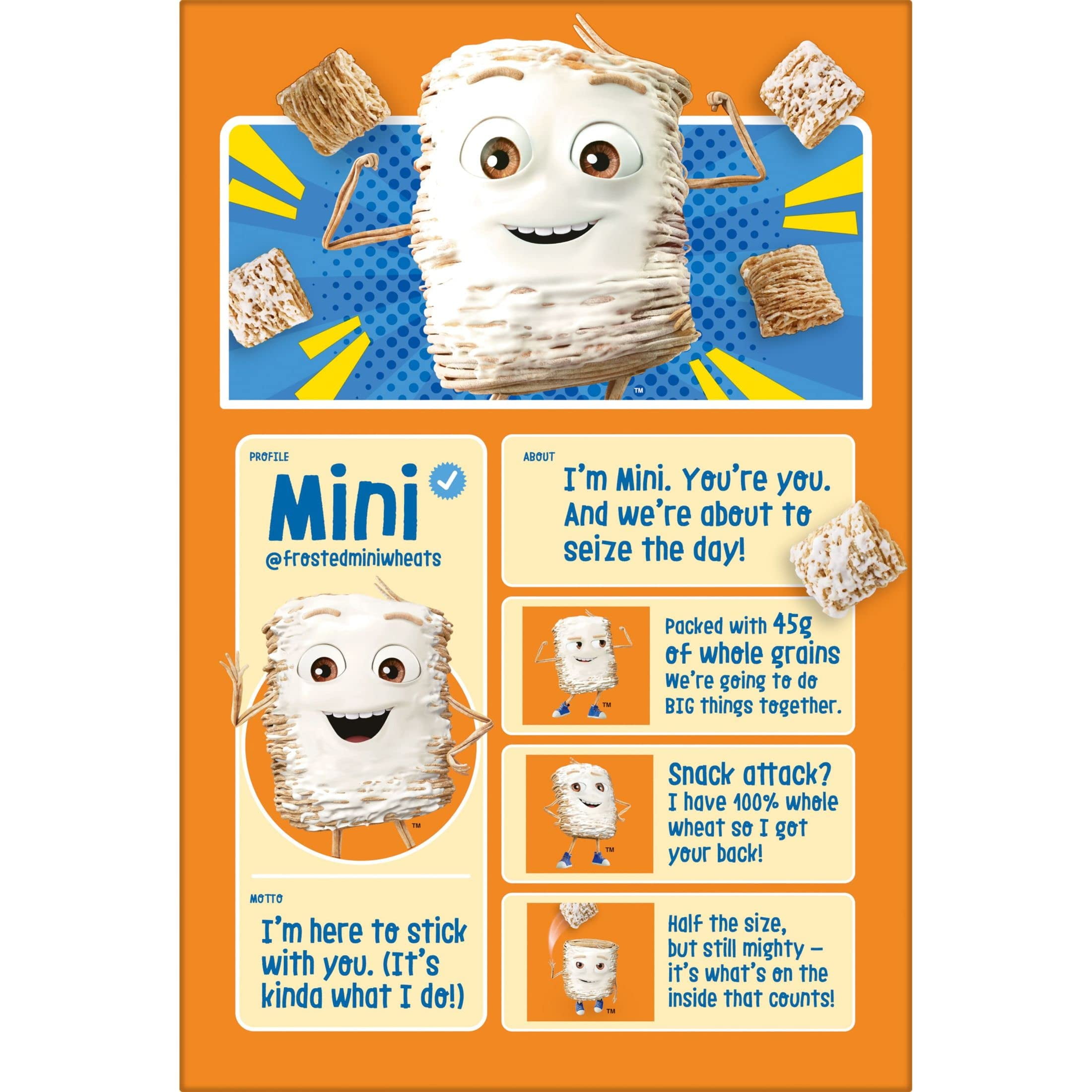Kellogg's Frosted Mini-Wheats Little Bites Breakfast Cereal (Pack of 6)