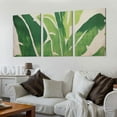 thumbnail image 2 of Shadudu Banana Leaf Triptych Set Modern Wall Decor for Living Room Bedroom Office 12"x16"x3pcs, 2 of 6