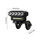 thumbnail image 3 of Faro delantero para bicicleta recargable por USB, luz alta y baja, 900 lúmenes, batería de 4000 mAh, resistente al agua IP44, bocina de 130 dB, altavoz potente, 6 modos de iluminación, luz de se, 3 of 5