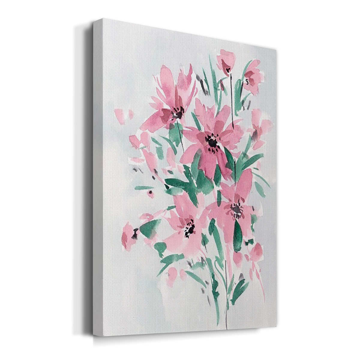 Posy Blooms III Premium Gallery Wrapped Canvas - Ready to Hang