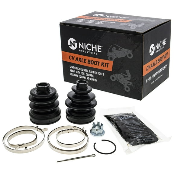 Niche Front CV Axle Boot Kit for Honda 42203-HC5-003 FourTrax 300 ATV 519-KCV2325B