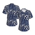 thumbnail image 3 of Yiaed Plant Print Women's T Shirt V-Neck Short Sleeve Shirt Casual Breathable Tee Summer Tops-X-Large, 3 of 5