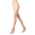 thumbnail image 3 of MeMoi Women's Diamond Lurex Nylon Net Tights - Womens - Female, Medium/Large, Nude, 3 of 4