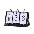 thumbnail image 1 of Monstrate Calendario de escritorio Calendarios Adorno resistente al desgaste Decoración de escritorio Hierro de pie Cuenta atrás diaria Semanal Decoración del hogar Negro Monstrate HA080032-01, 1 of 6