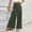 Green, variant on Boho Wide Leg Pants for Women Simple Solid High Waist Palazzo Pants Flowy Trendy Summer Trousers for Party Dating