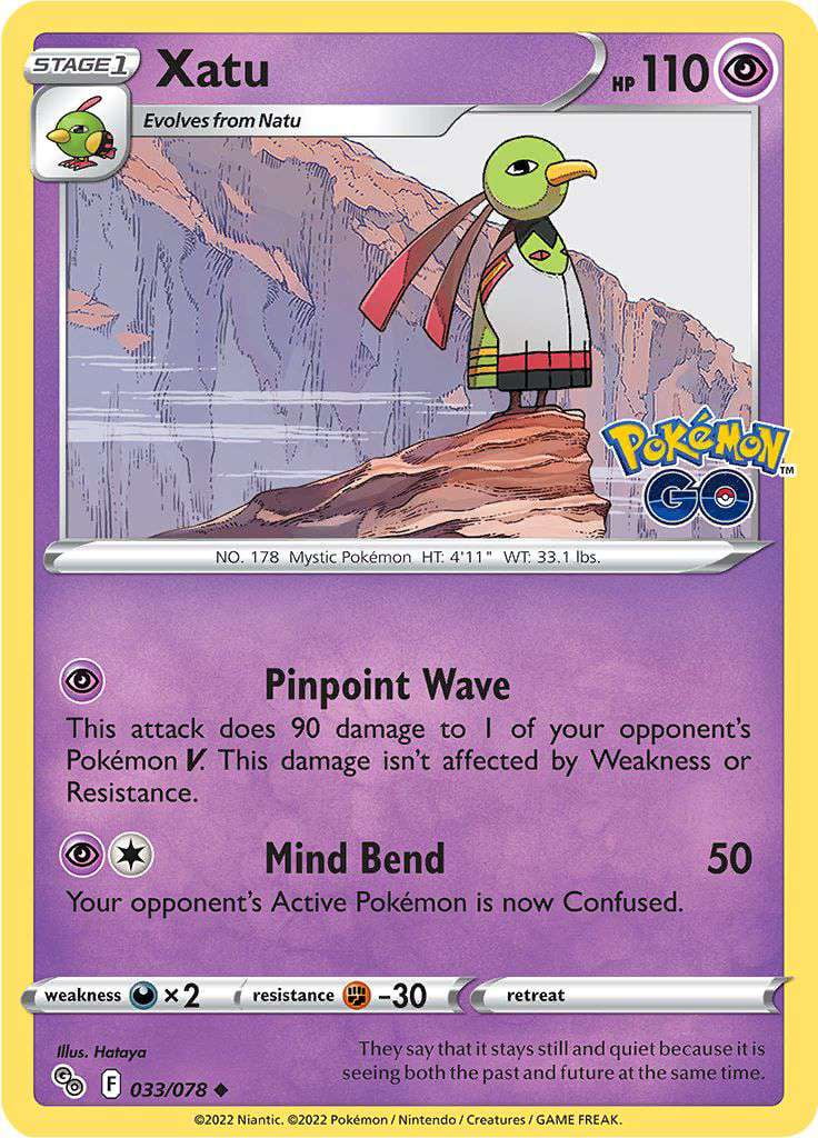 pokemon natu card Natu 27/108 Reverse Holo main image 1