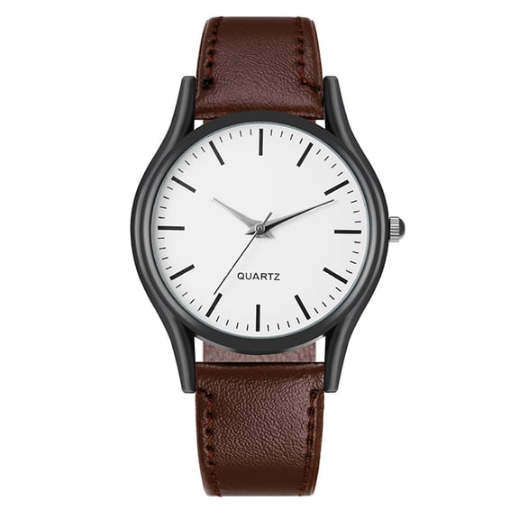 CIENVNSTG Watch For Women Casual Pu Leather Belt Quartz Watch Fashion Simple Luxury Waterproof Watch