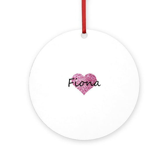 CafePress - Fiona -  Round Wood Ornament 4"