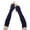 Navy, variant on Gloves for Women Solid Soft Long Knit Fingerless Arm Warmer Mittens Warm All Occasion Wear