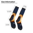 thumbnail image 2 of Daiia Sports Socks 2025 Happy New Year 6 Printed Novelty Crew Socks for Men Women Knee High Socks Cotton Socks Soft & Breathable Support Unisex Socks, 2 of 9