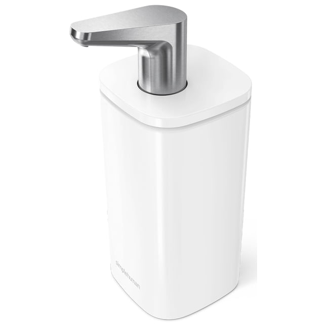 Dispensador de jabón líquido simplehuman Pulse Pump, 300 ml, blanco