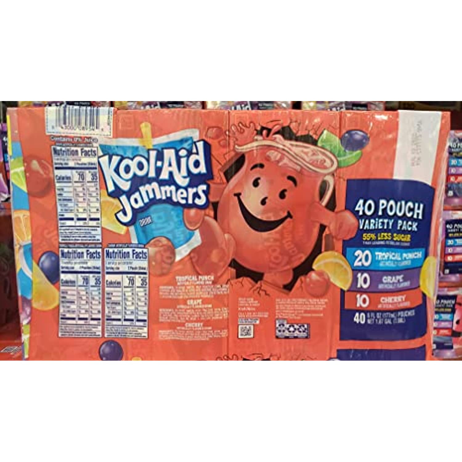 KoolAid Jammers Variety Pack 40/L Oz. (7.5 Qts)