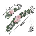 thumbnail image 4 of jifeng Wedding Arch Flowers ,Arch Fake Flower, Silk Flowers Hanging Rustic Artificial Pink, 4 of 4