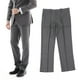 thumbnail image 3 of Pantalones de vestir elásticos para hombre pantalones de vestir rectos con cintura elástica color gris para oficina ANGGREK Otros, 3 of 7
